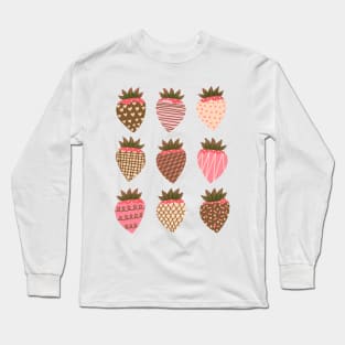 Chocolate Covered Strawberries Long Sleeve T-Shirt